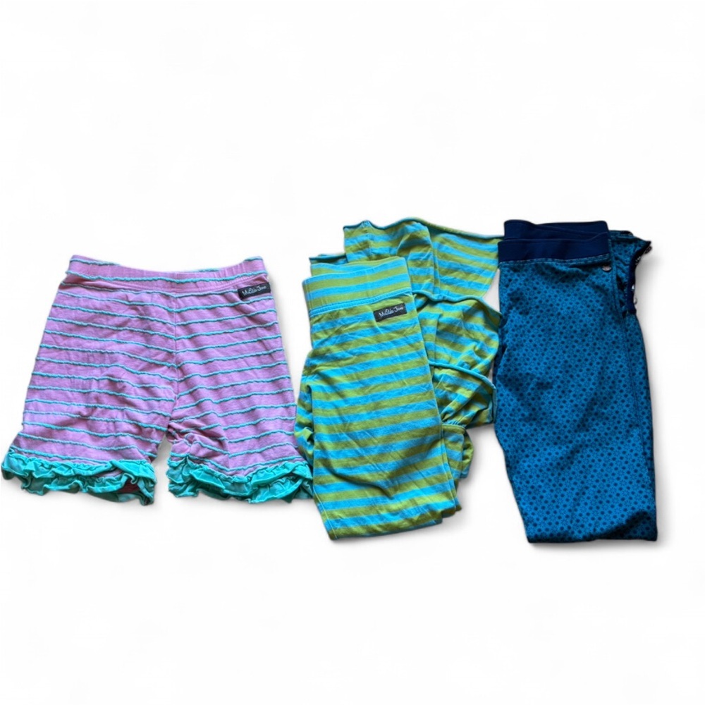 Matilda Jane Pink and Blue Striped Shorts - Picture 1 of 3